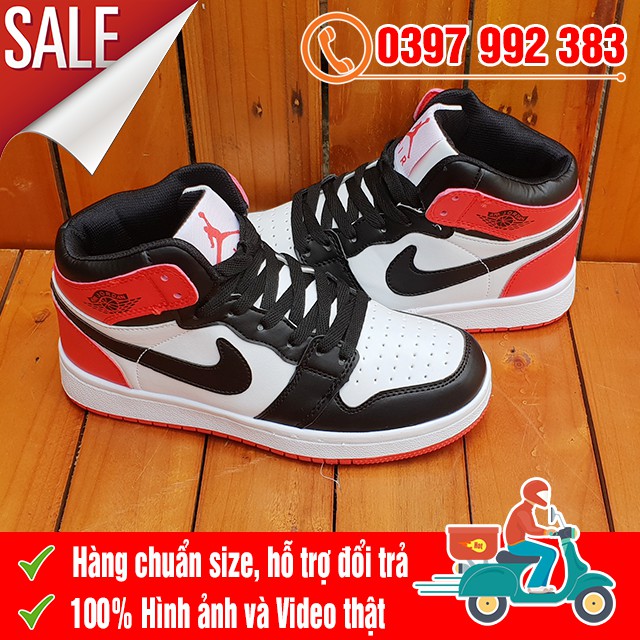 [MIỄN PHÍ SHIP] Giày Thể Thao Jordan 1 Đỏ Đen Nam Nữ | BigBuy360 - bigbuy360.vn