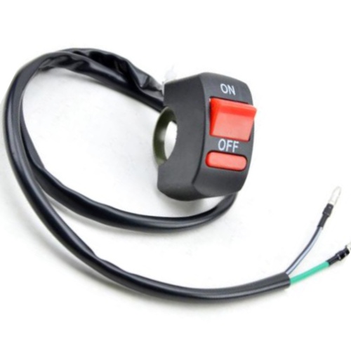 Công tắc đèn LYMOYO DC 12V/10A gắn tay lái xe màu đen thông dụng chất lượng cao