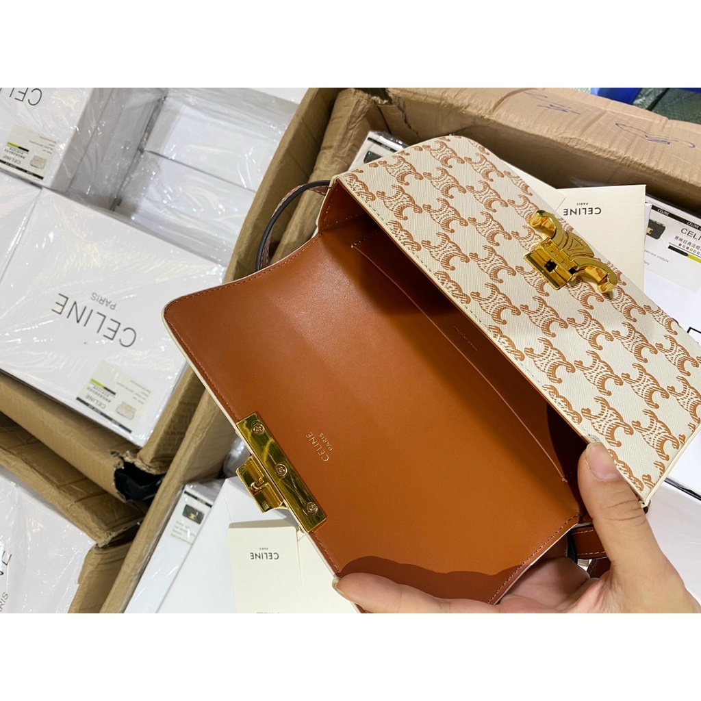 túi kẹp nách nữ ce line siêu hot 20cm x 12cm x 4cm full box đen