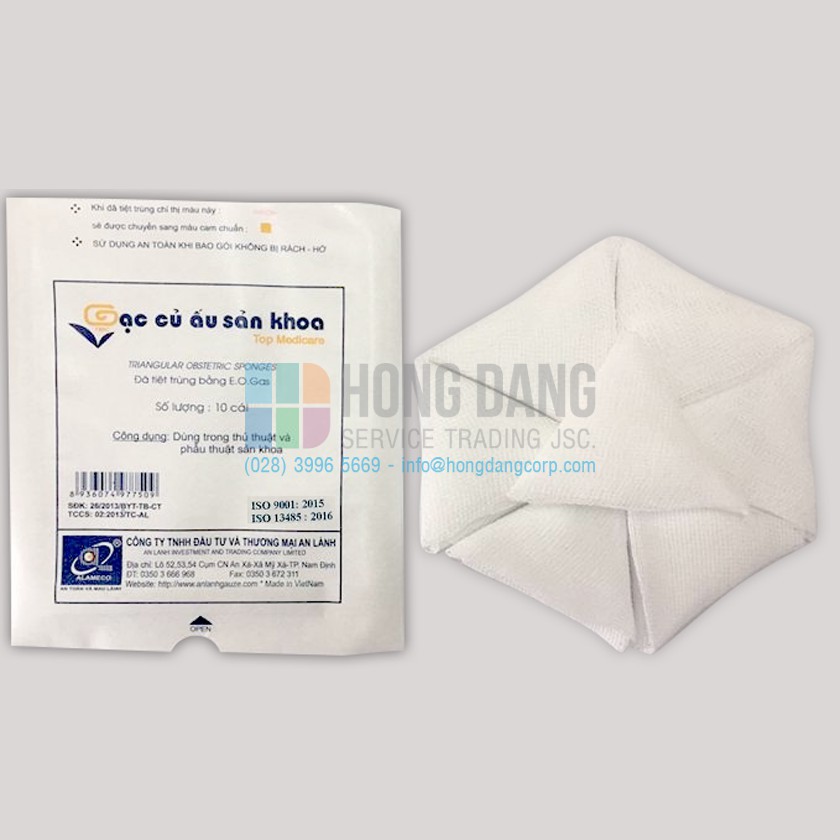 Gạc củ ấu sản khoa ( gói 10 miếng)