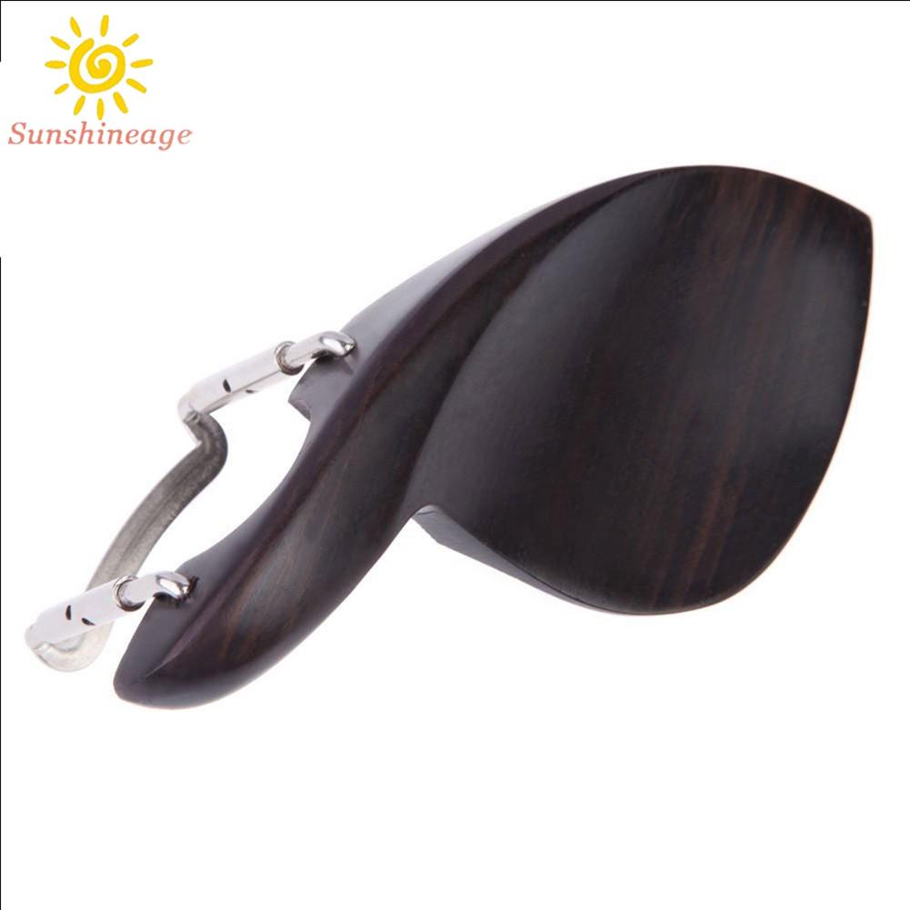 SUNAGE- ~Ebony Violin Parts Violin Chin Rest Chinrest With Screws Kit For 3/4 4/4 Violins【SUNAGE-HOT Fashion】