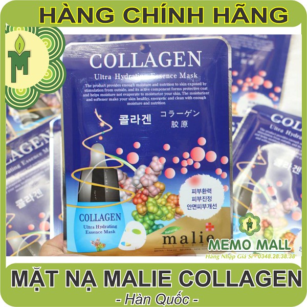 BỊCH 10 MIẾNG MẶT NẠ MALIE HÀN QUỐC