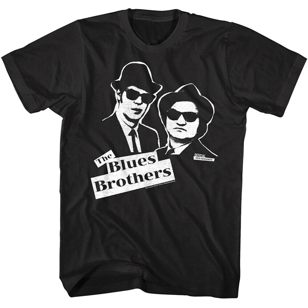 Blues Brothers Jake & Elwood Stencil Nam Belushi Aykroyd Lối ra cuối cùng