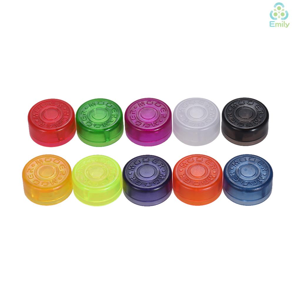MOOER Set 10 phụ kiện bảo vệ bàn đạp hiệu ứng đàn ghita nhiều màu sắc