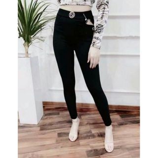 Quần Legging cạp FF đính đá 100% chất u mì quảng châu có BIGSIZE