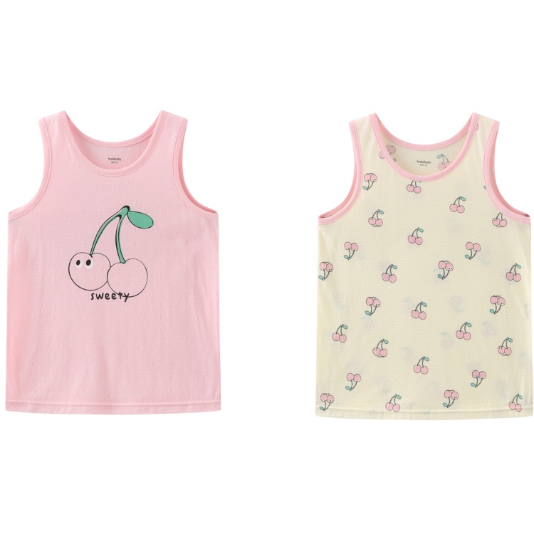 Set 2 Áo 3 lỗ thời trang BALABALA - TODDLER dành cho bé gái 206221169001