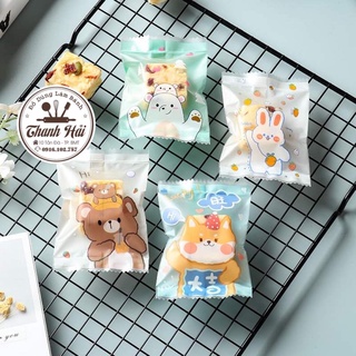 Túi Hàn Bánh Quy 7x9.5cm Các Mẫu (Set 200 Cái).