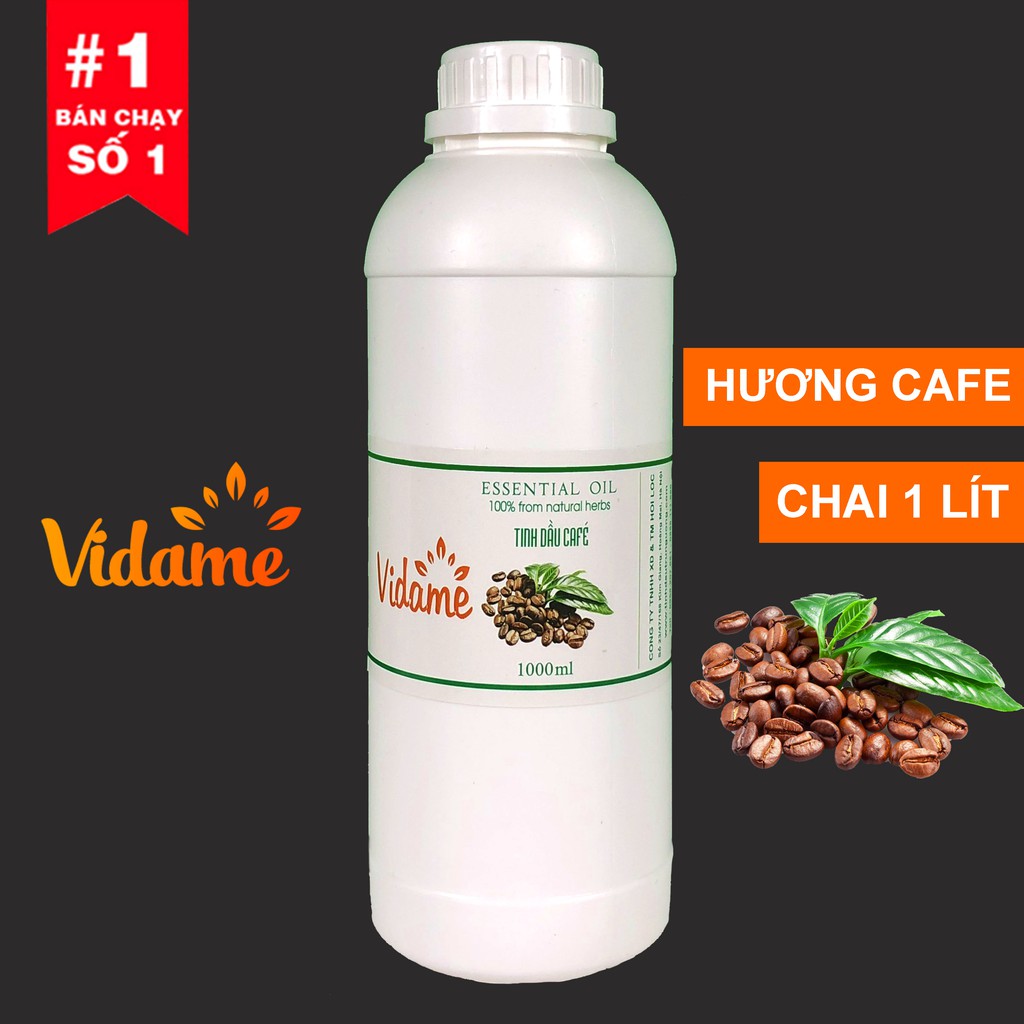 Tinh Dầu Cafe 1 LÍT VIDAME, Tinh dầu cà phê với hương thơm vô cùng hấp dẫn