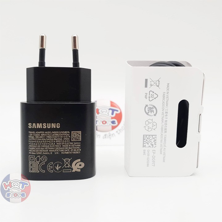 Bộ sạc nhanh 25W Fast Charging cho Samsung Note 10 Plus / Note 10 / S10 5G chính hãng