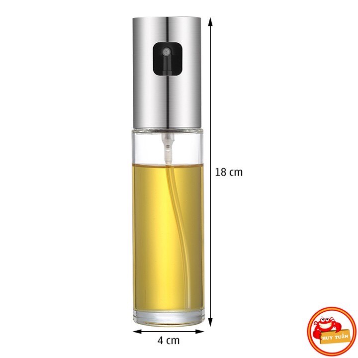 Bình xịt dầu ăn tiện ích, chai xịt dầu ăn gia vị LIQIUD 100ml đa năng