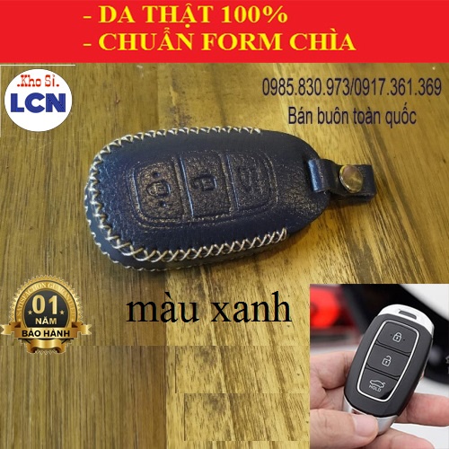 Bọc Chìa Khoá Accent 2021 Da ThậtBao Da Chìa Khóa Accent Ốp Chìa Khoá Santafe Hyundai Accent [Giá Xưởng]