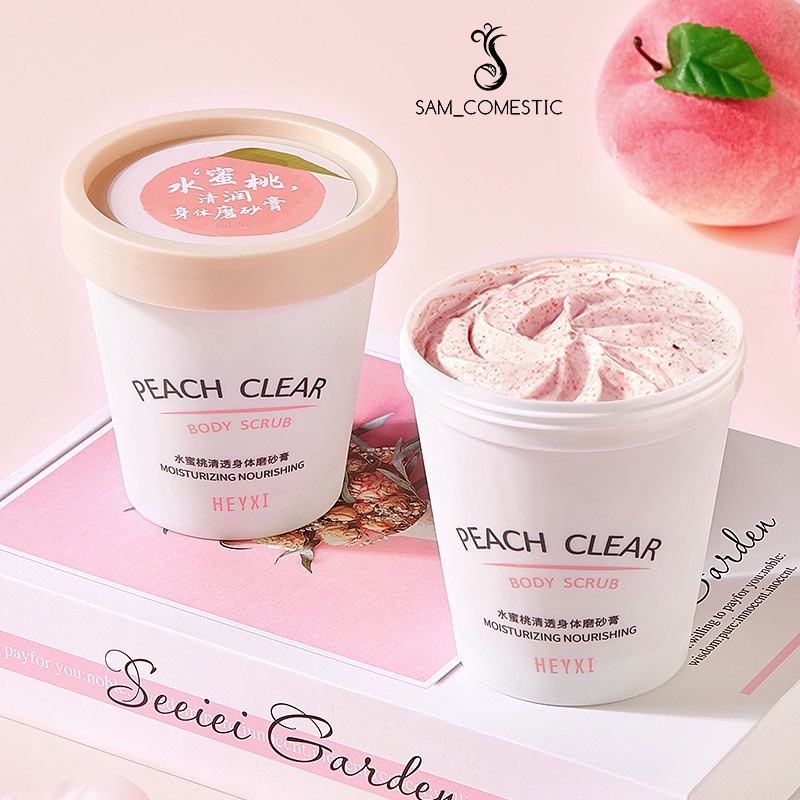 Tẩy da chết Body HEYXI PEACH CLEAR- nội địa Trung🍑 | BigBuy360 - bigbuy360.vn