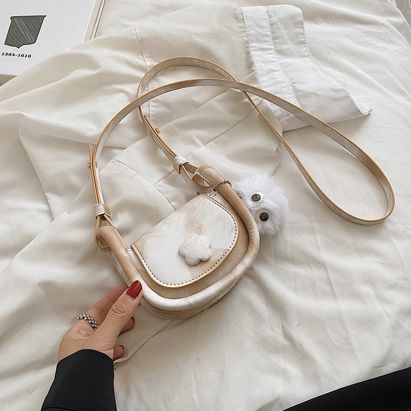 Túi đeo chéo IELGY thiết kế phong cách đơn giản nhỏ gọn thời trang cho nữ