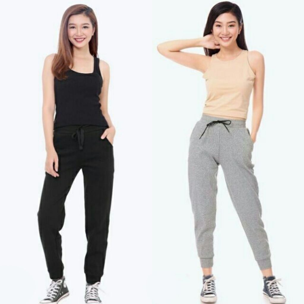 [Mã FAMARAL2 giảm 10K đơn 50K] Quần joger nữ len tăm bo gấu lưng thun_Quần Jogger Len Tăm Nữ hàng chuẩn TED11