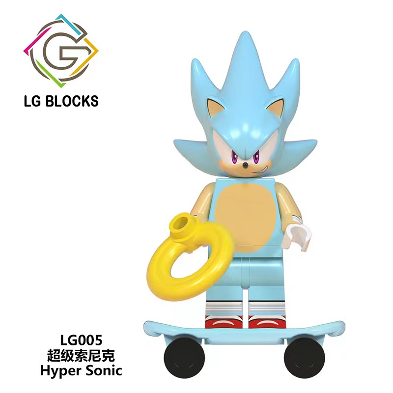 Mô Hình Nhân Vật Super Sonic Lắp Ráp Đẹp Mắt