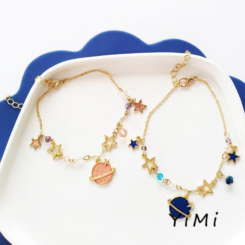 【Yimi.Vn】Vòng Tay Pha Lê Đa Năng Hình Hành Tinh Ngôi Sao Mộng Mơ Đơn Giản Cho Nữ