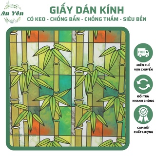 GIẤY DÁN KÍNH CÂY TRÚC XANH KHỔ 90