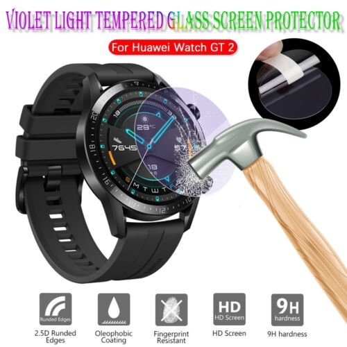 2 Pcs 46mm HD Clear Film Screen Protector Protective Film for Huawei Watch GT2