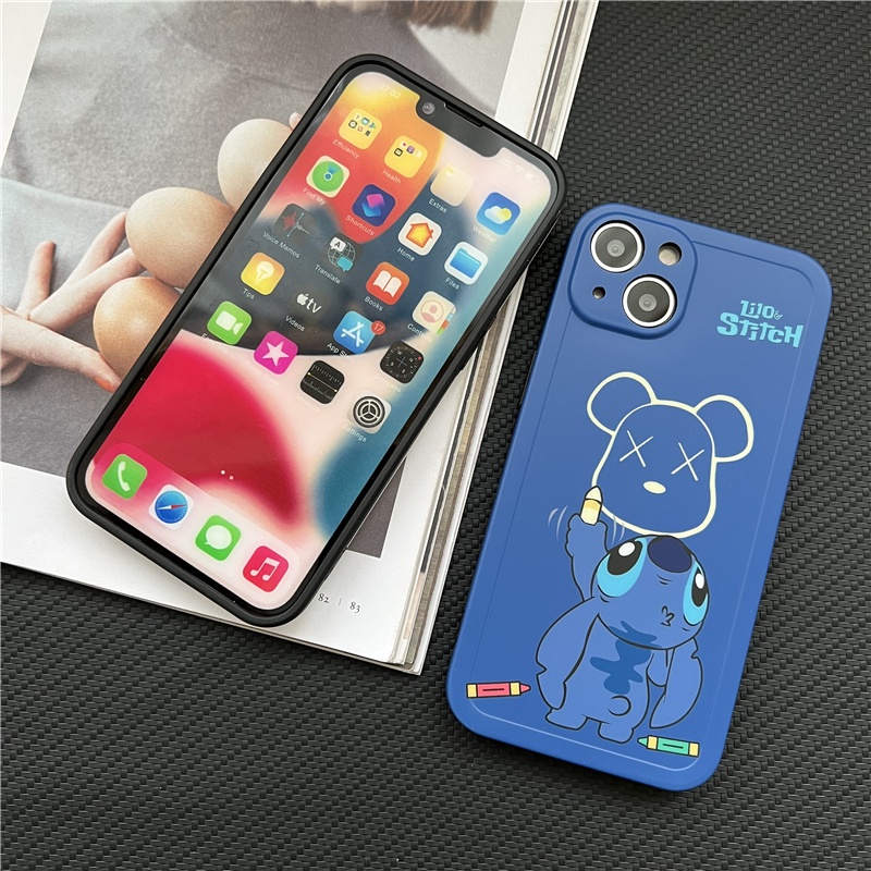 Ốp Điện Thoại Mềm In Hình Stitch Cho iPhone 13/12 Pro MAX / i7 / i8 Plus / X / XS / XR / XS MAX / 11 / 11 Pro MAX
