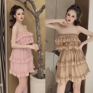 Đầm ống bèo tầng xinh hết nấc - qanu197