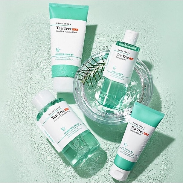 Nước Tẩy Trang Ngừa Mụn Làm Dịu Da Bring Green Tea Tree Cica Sensitive Cleansing Water 500ml