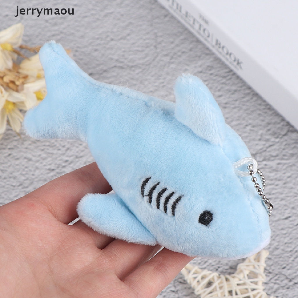 Móc Khóa Hình Cá Mập Nhồi Bông 12CM Dễ Thương