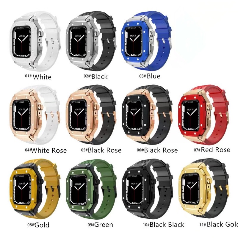 Ốp Bảo Vệ Bằng Silicone Trong Suốt Dành Cho Đồng Hồ Thông Minh Casio 7 6 SE 5 4 45mm 41mm 40mm 44mm 1: 1