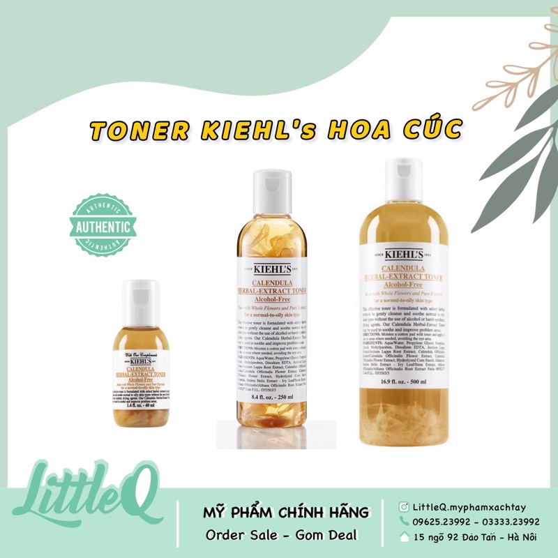 Nước hoa hồng Toner Kiehl’s HOA CÚC