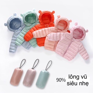 Áo phao lông vũ siêu nhẹ vlinder cho bé
