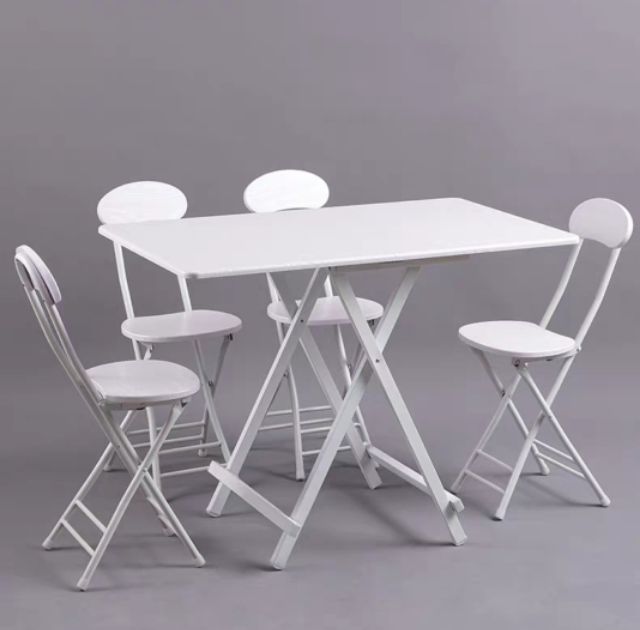 BỘ BÀN GHẾ GẬP 6 Ghế ĐA NĂNG LOẠI LỚN 100×60×75cm | BigBuy360 - bigbuy360.vn