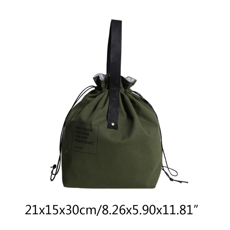 Túi Đựng Hộp Cơm Trưa Bằng Vải Bố Thân Thiện Với Môi Trường Không Độc Hại Edge