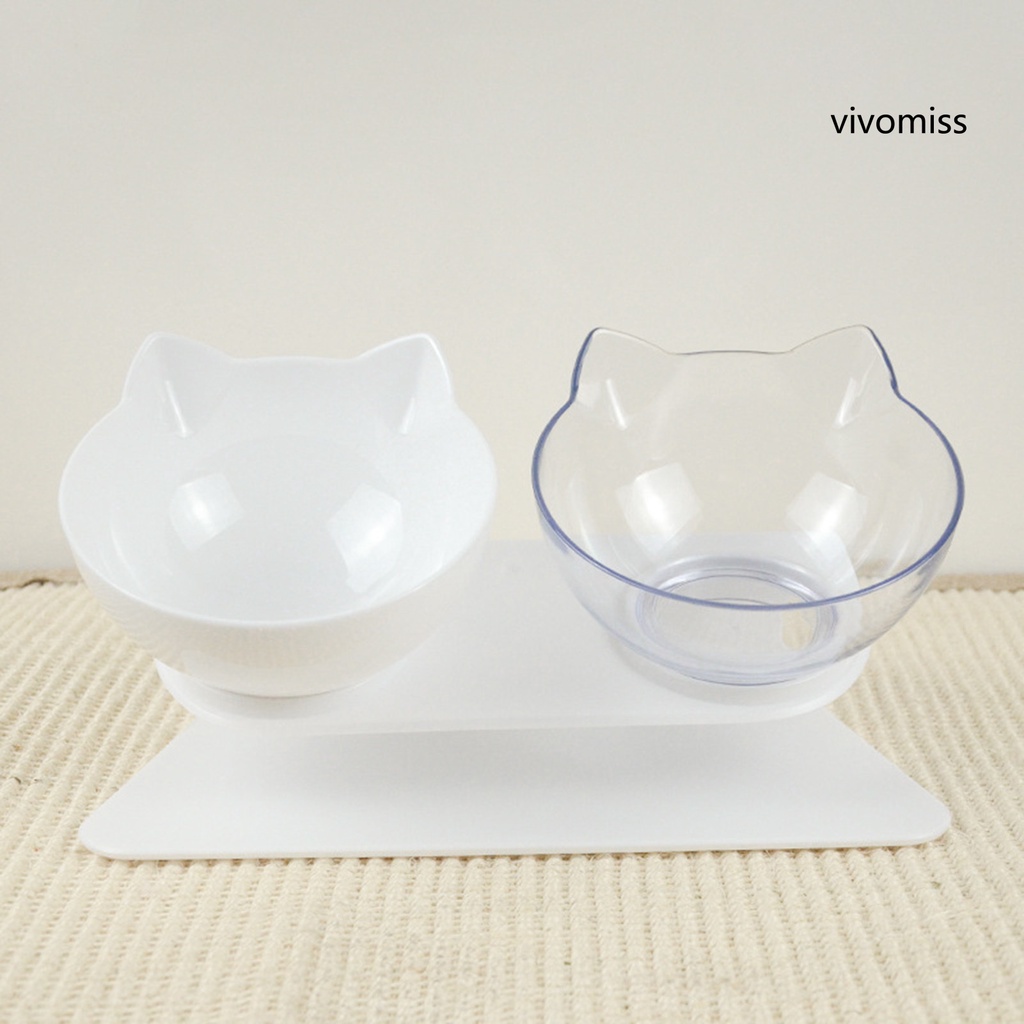 Tô đựng thức ăn/nước uống cỡ lớn chống trượt kèm giá đỡ tiện dụng cho thú cưng