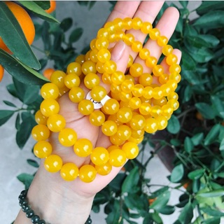 Vòng tay phong thuỷ đá Mã Não Vàng