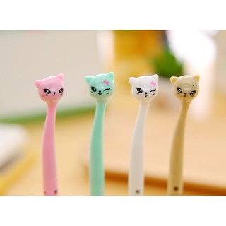 Bút mèo đốm cute mực gel nước