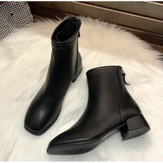 💞[ HÀNG ORDER] Boot cao cổ- bốt da cao gót 4cm của Sean