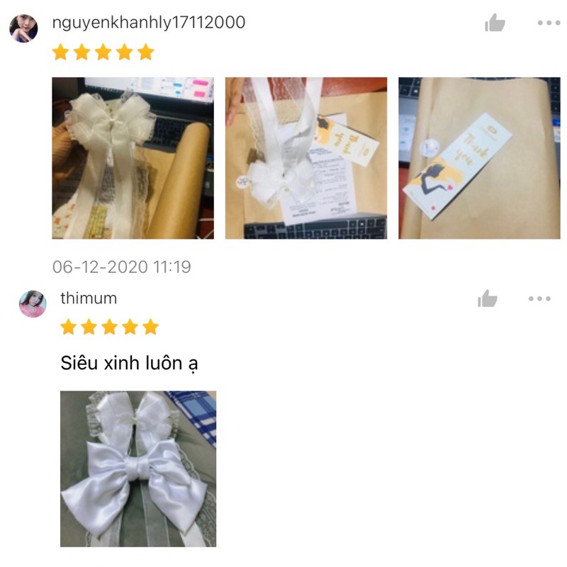 Kẹp tóc bấm ruy băng 3 lớp LITTLE MUSE