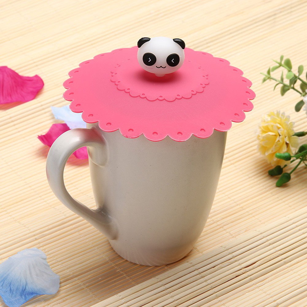 Nắp Silicone phối hình động vật dễ thương đậy cốc nước tiện dụng | BigBuy360 - bigbuy360.vn