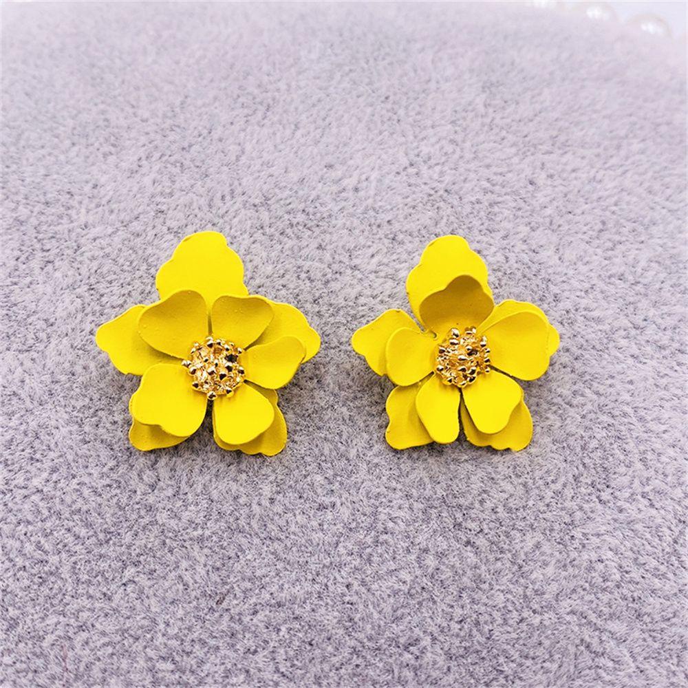 Khuyên Tai Xỏ Lỗ Họa Tiết Xịt Sơn Giá Rẻ Cho Nữ / Trang Sức / Trang Sức OSIER1