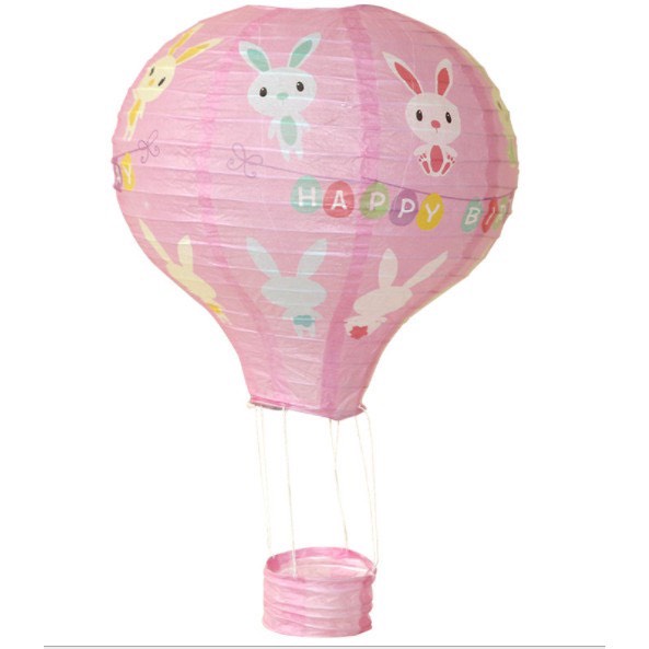 KHINH KHÍ CẦU GIẤY - LỒNG ĐÈN HÌNH KHINH KHÍ CẦU - mẫu ngẫu nhiên