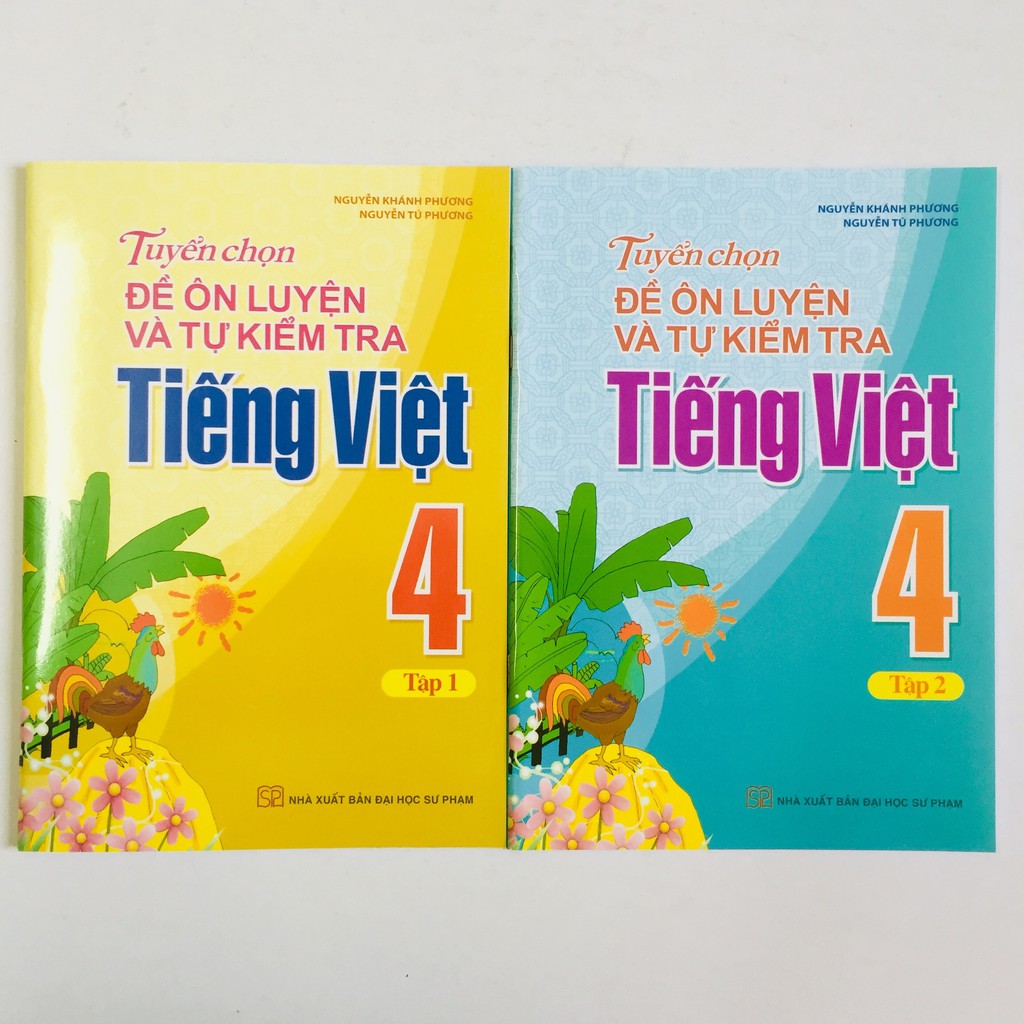 Sách - Tuyển Chọn Đề Ôn Luyện Và Tự Kiểm Tra Tiếng Việt 4 (Bộ 2 tâp) - Tập lẻ tùy chọn