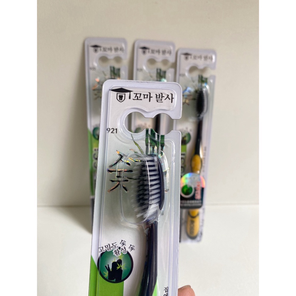 [SALE] Bàn chải đánh răng than tre hoạt tính Hàn Quốc BOSSI 921  hàng loại 1- kho sỉ mb