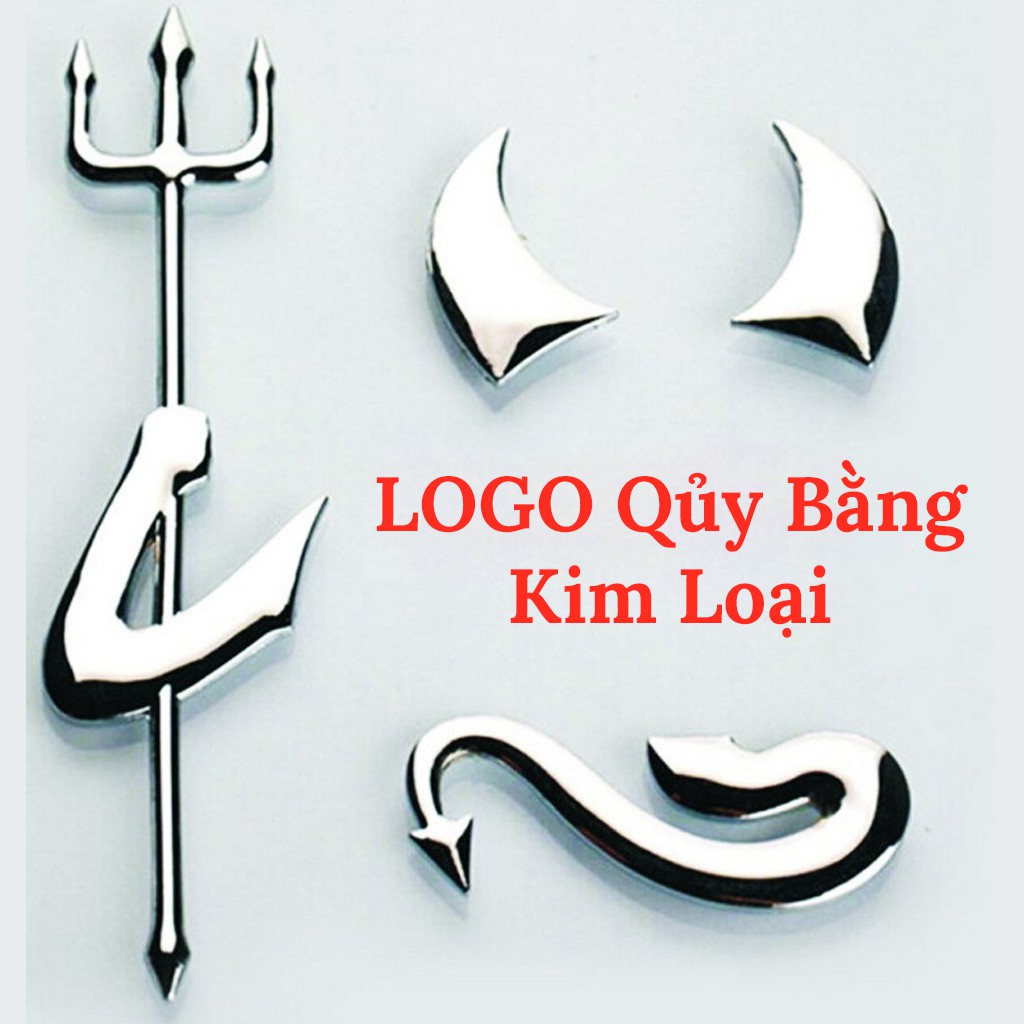 Logo Quỷ Satan Trang Trí Logo Ô Tô