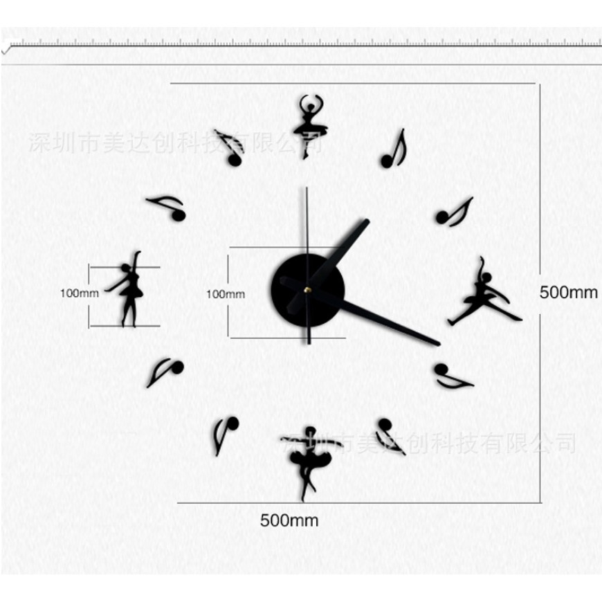 Đồng hồ số mica mẫu KHIÊU VŨ A3