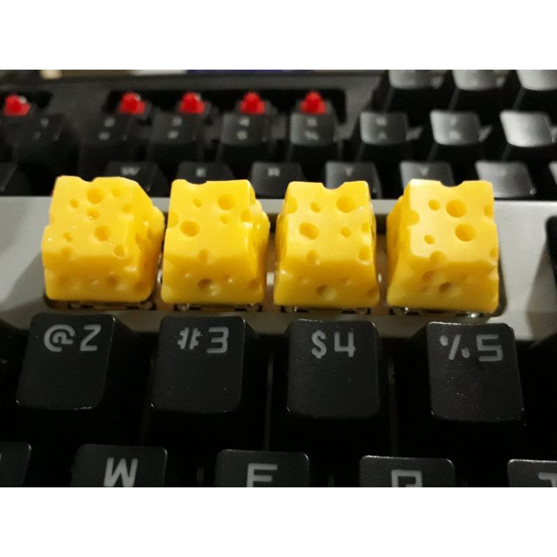 Keycap cheese clone trang trí bàn phím cơ gaming. | BigBuy360 - bigbuy360.vn