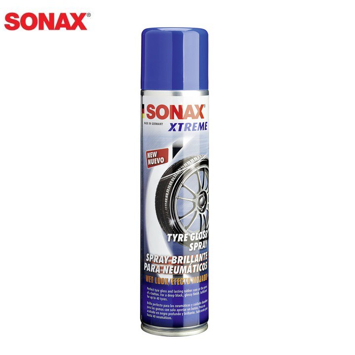 Chai xịt làm bóng và bảo dưỡng lốp xe ô tô, thương hiệu cao cấp Sonax 235300 - Dung tích 400ml