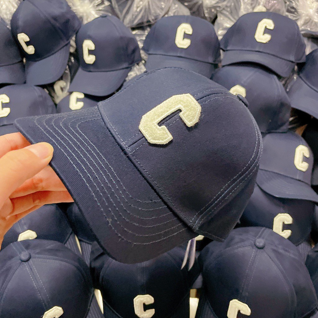 Mũ Lưỡi Trai Chất Liệu Cotton Họa Tiết Chữ C Sành Điệu