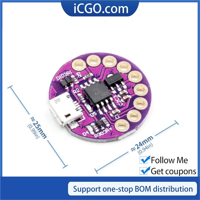 Mô Đun Phát Triển Arduino Lilytiny Lilypad Attiny85