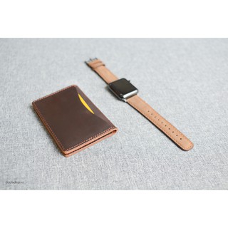 [Da thật Handmade] Ví da thật tối giản - Minimalist wallet