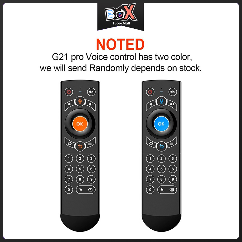 Điều Khiển Từ Xa Tích Hợp Bàn Phím G21 Pro 2.4g Cho Android Tv Box H96 Max X3 Pro