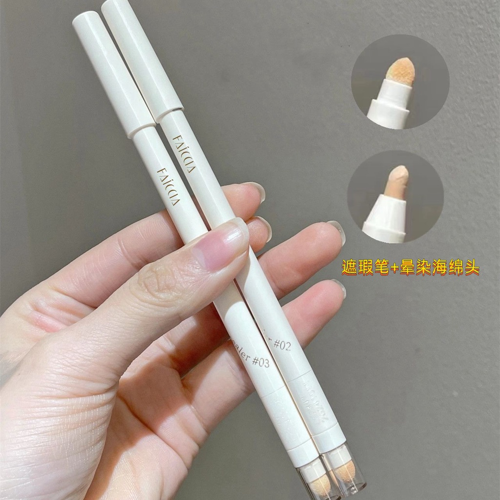 Thỏi Kem Che Khuyết Điểm FAICCIA Che Phủ Quầng Thâm Làm Sáng Da